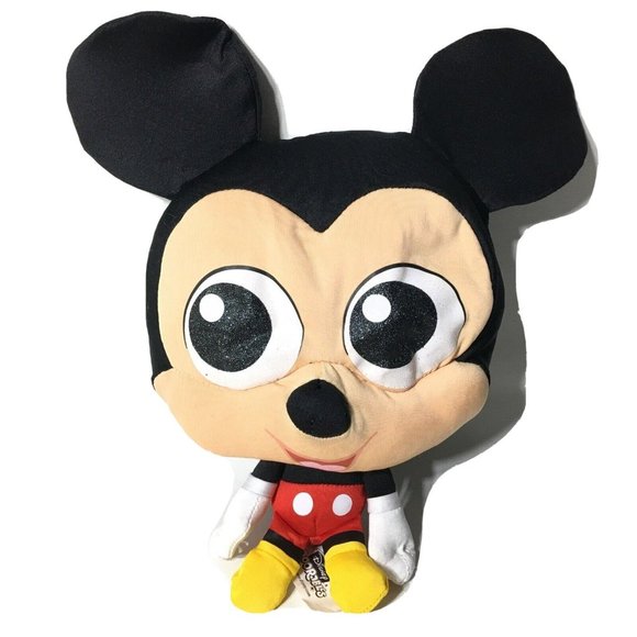 Disney Doorables Puffables Mickey 10" Squishy Plush Glittery Eyes Series 2 - Picture 2 of 12
